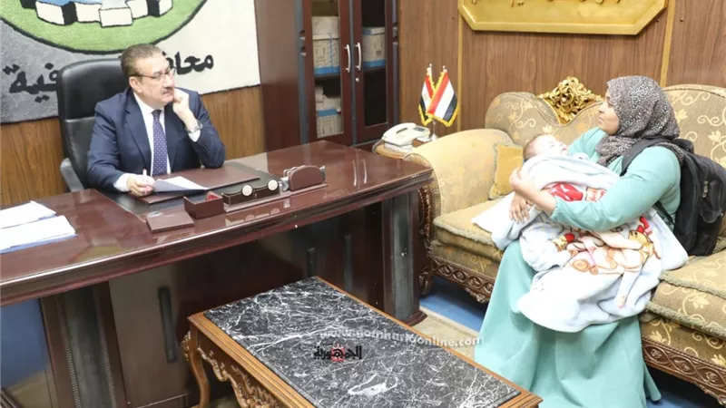 المحافظ يستمع إلى شكاوى أهالى نادر وزاوية الناعورة