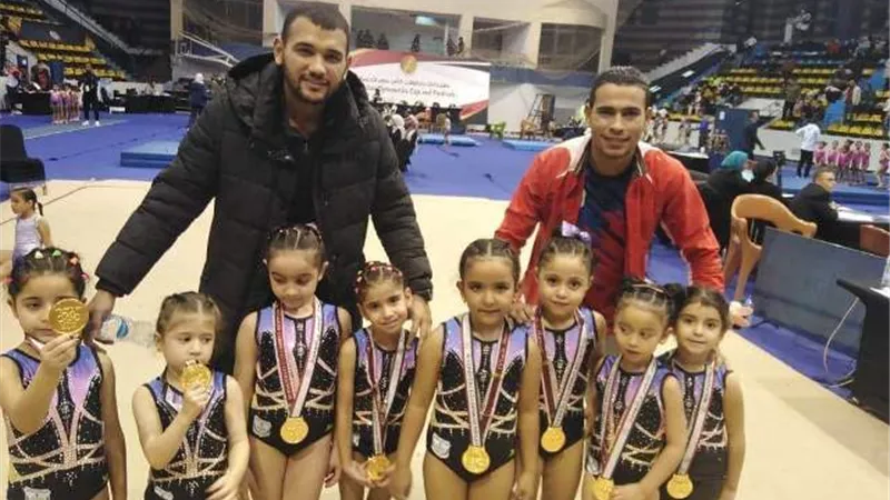 تعليم الخانكة يفوز بكأس مصر في الجمباز الفنى