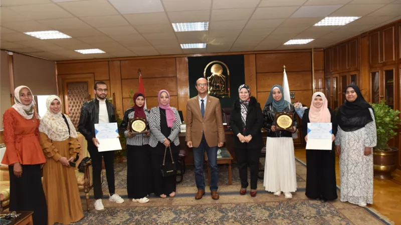 جامعة أسيوط تحصد المركز الثاني بمهرجان الشروق السابع