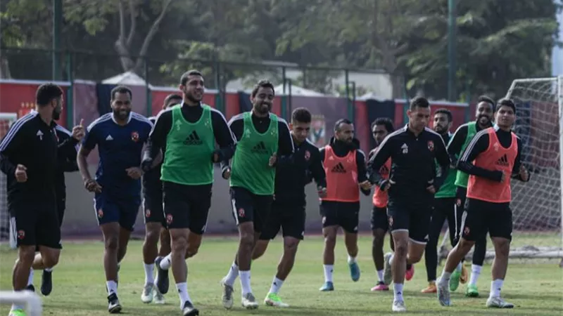 الاهلى يواصل تدريباته استعدادا لمواجهة سيراميكا كليوباترا