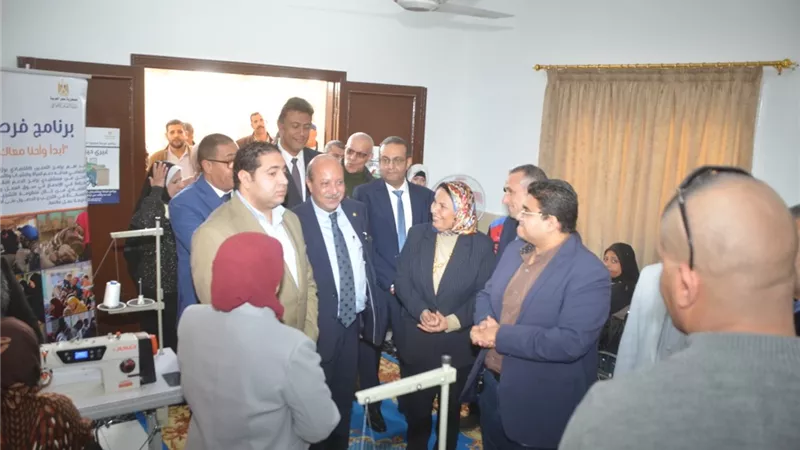 افتتاح مشغل جمعية الوفاء والأمل ببنى سويف ..صور