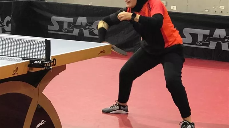 جزيرة الورد يكتسح الفتاة الكويتي في البطولة العربية لتنس الطاولة