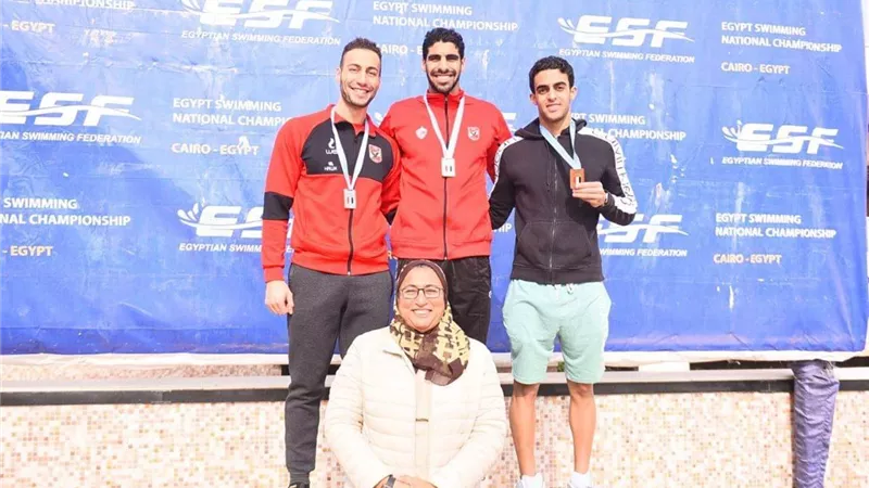 سباحة الأهلي تحصد المراكز الأولى فى بطولة الجمهورية