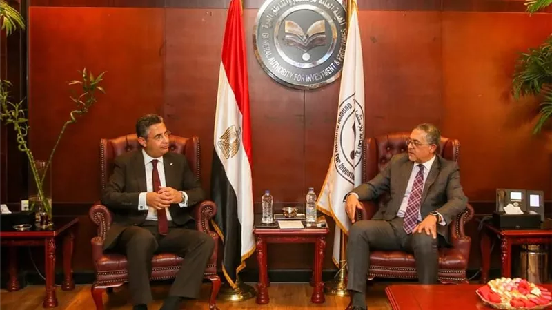رئيسا هيئة الاستثمار والقومية للبريد يبحثان أوجه التعاون المشترك