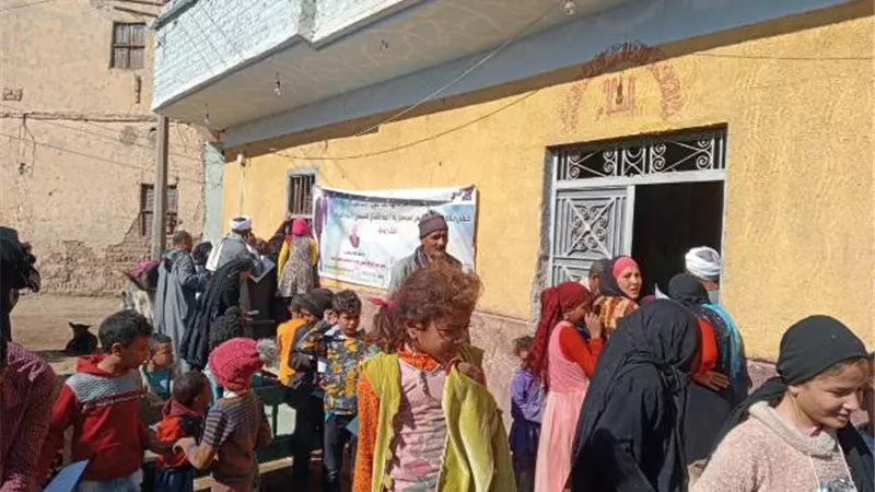 مناظرة 453 حالة بقافلة جنوب الوادى الطبية فى نجع حمادى