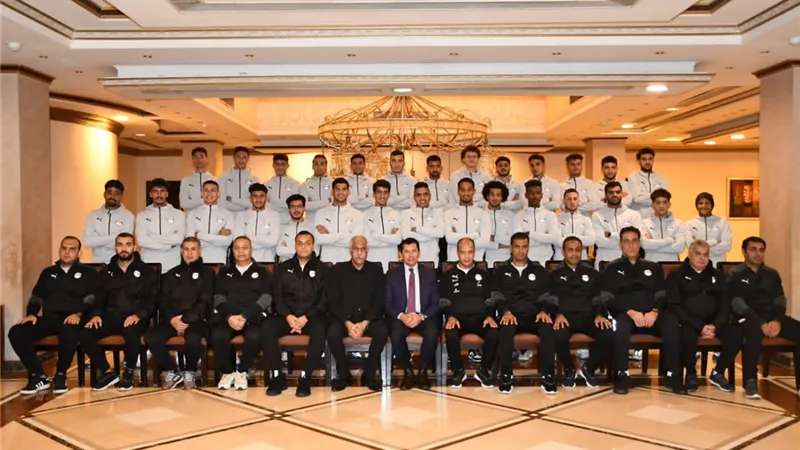 وزير الرياضة يلتقي لاعبي منتخب مصر للشباب تحت 20 سنة