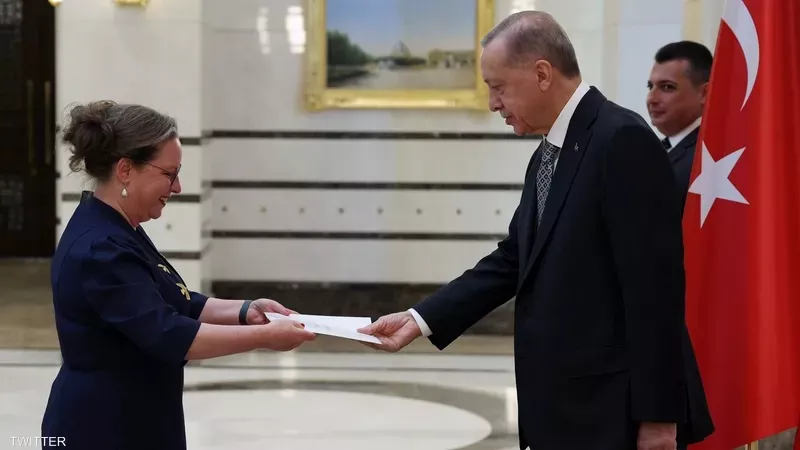 أردوغان يتسلم أوراق اعتماد السفيرة الإسرائيلية الجديدة