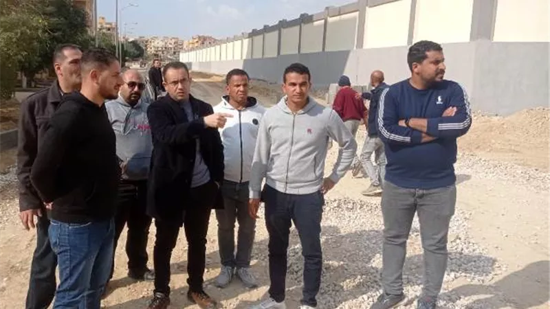 رئيس جهاز 15 مايو يكشف عن تطوير أهم المناطق فى المدينة.. بالصور