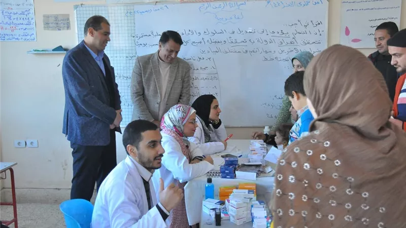 الشباب والرياضة تطلق القوافل الطبية بقرى 