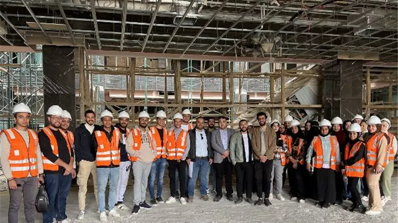 هندسة جامعة بدر تنظم زيارة تدريبية لكبرى المشروعات فى القاهرة.. صور
