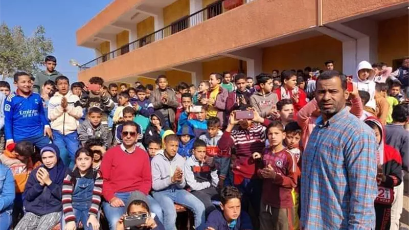 مياه بني سويف تشارك في القافلة الثقافية ضمن مبادرة حياة كريمة