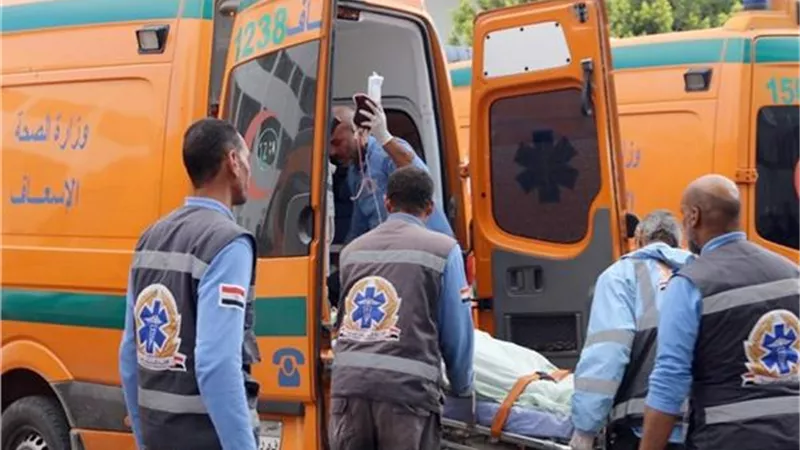 مصرع وإصابة 4 أشخاص فى حادث تصادم بسوهاج