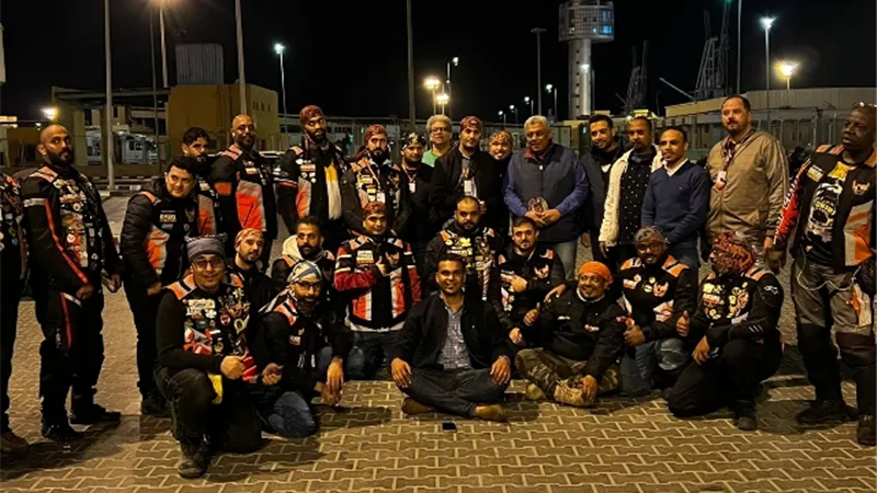 وصول المتحدون للدراجات النارية بالسعودية والوطن العربى ميناء سفاجا