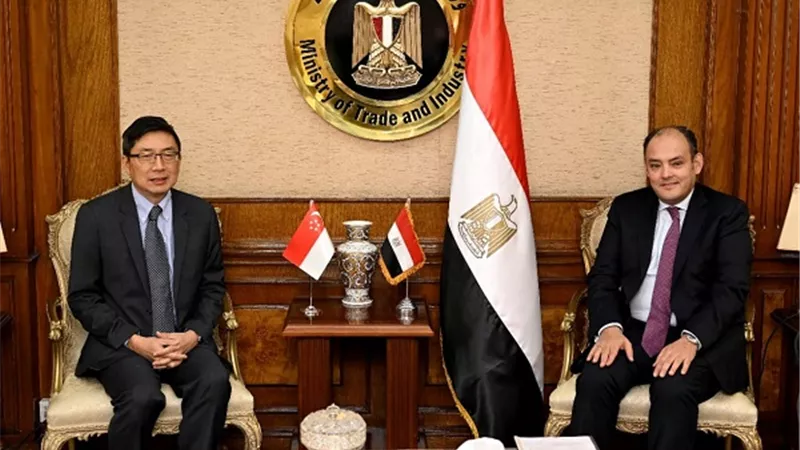 أحمد سمير: 120% زيادة في حجم التبادل التجاري بين مصر وسنغافورة