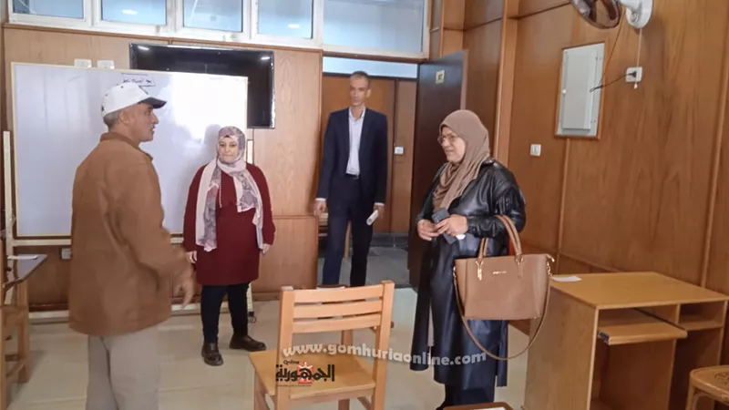 كلية الإعلام بالمنوفية إستعدت لإمتحانات الفصل الدراسى الأول