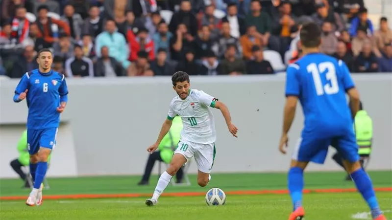 تحضيرا لخليجي 25..المنتخب العراقي يحقق الفوزعلى ضيفه الكويتي وديا