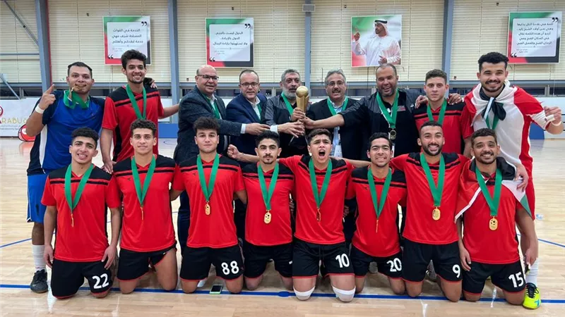 فوز منتخب مصر للجامعات بكأس البطولة العربية لكرة الصالات
