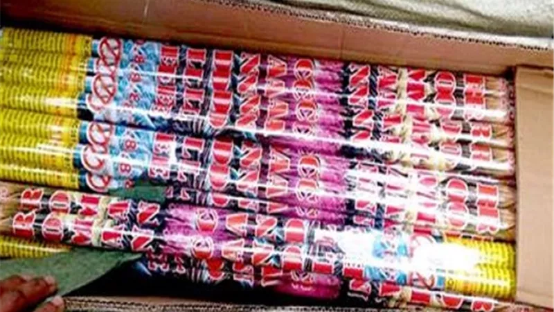 ضبط 1.3 مليون صاروخ العاب نارية بالجمالية قبل بيعهم برأس السنة