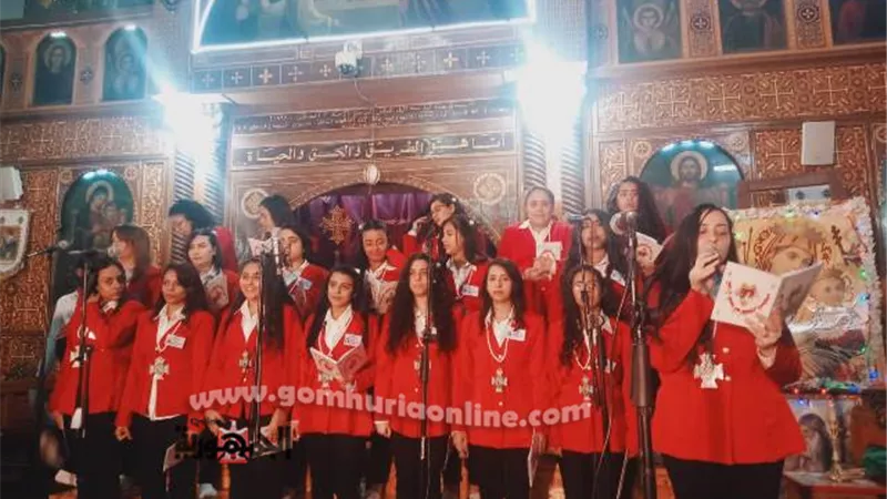 انشاد وترانيم دينية ودعوات بالسلام بثقافة السويس