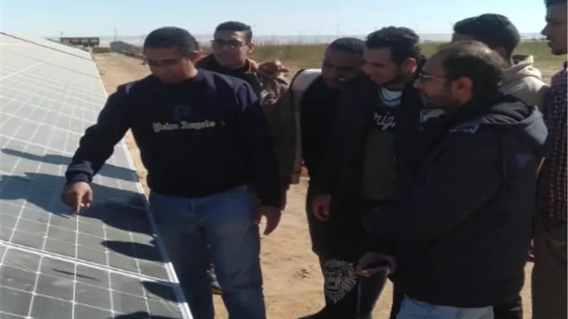 القوى العاملة: التدريب على مهنة الطاقة الشمسية بالوادي الجديد