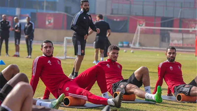 الاهلى يستأنف تدريباته استعدادا لبيراميدز