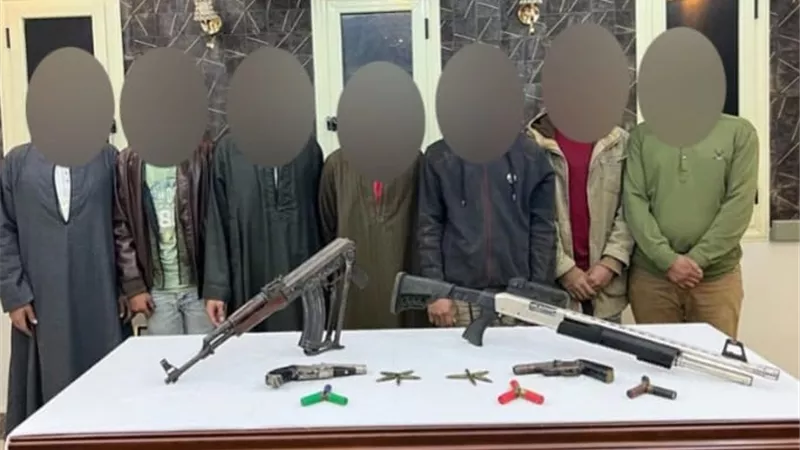 ضبط عصابة سرقت 48 رأس ماشية من مزرعة فى المنيا