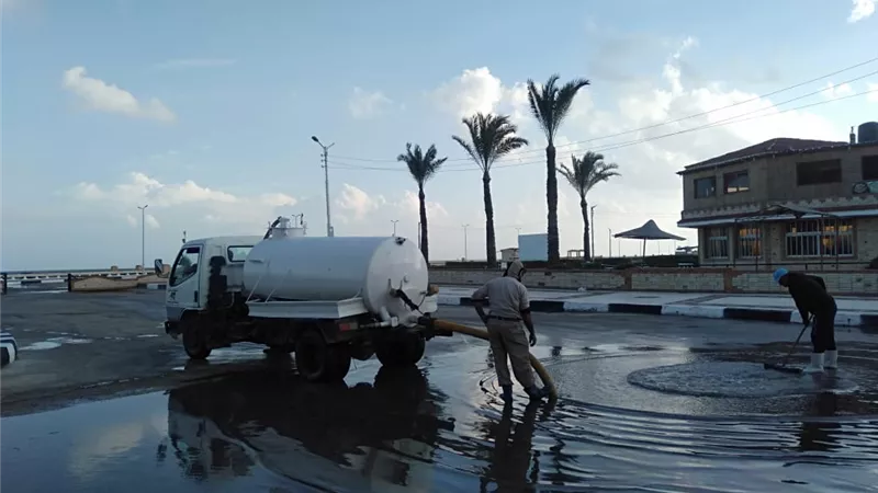 هطول أمطار غزيرة ببلطيم