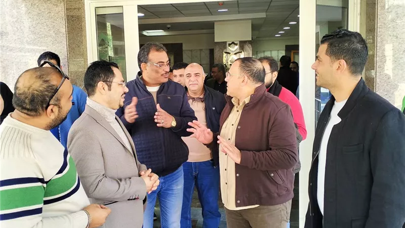 الحفناوى يتفقد مقر اللجان الطبية التخصصية لمتابعة الإستعدادات