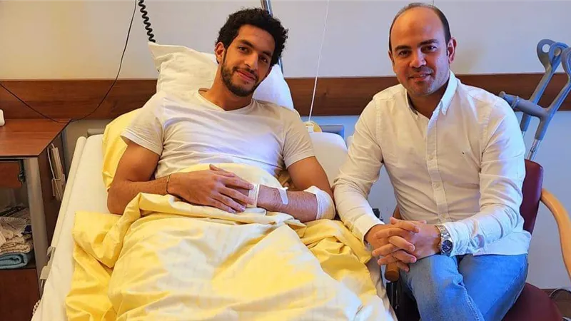 مصطفى شوبير يصل إلى النمسا لإجراء جراحة غضروف الركبة
