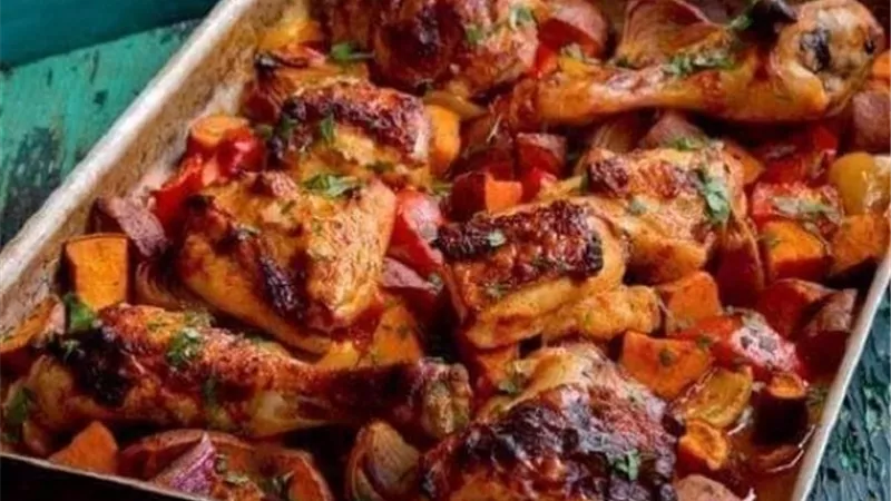 طريقة عمل تورلي الخضار بالدجاج