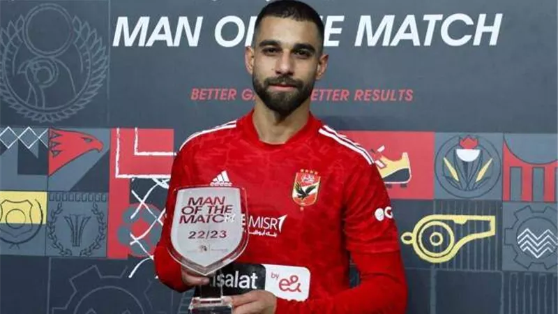 عمرو السولية رجل مباراة الأهلي وبيراميدز