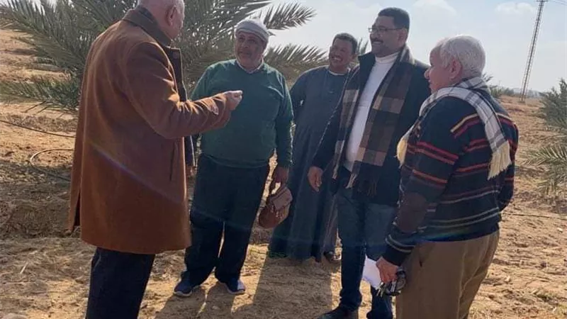 جولة تفقدية لوكيل وزارة الزراعة بالمنيا على زراعات بنجر السكر