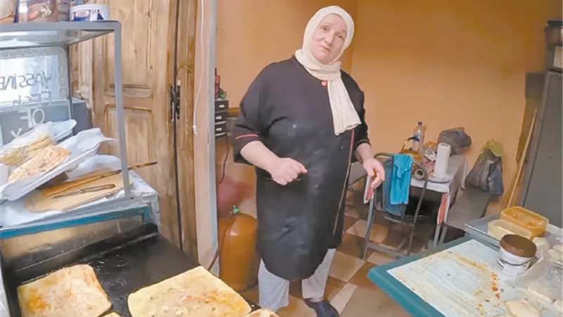 العقل حائر مع بائعة الفطائر