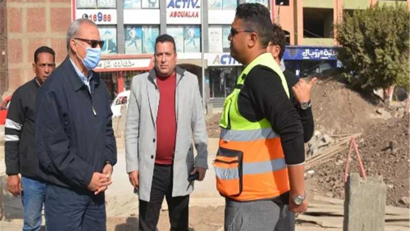 محافظ القليوبية يتفقد المشروعات الجاري تنفيذها بمدينة بنها
