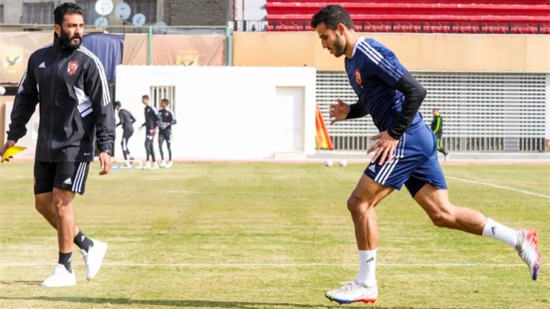 مران الاهلى: تدريبات منفردة لـحمدي فتحي وعبد المنعم