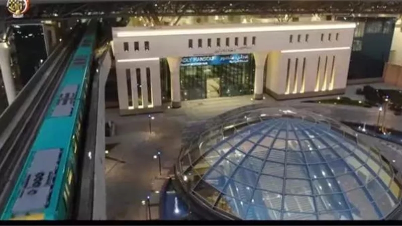 انجازات النقل فى مترو الأنفاق والقطار الكهربائى لعام 2022