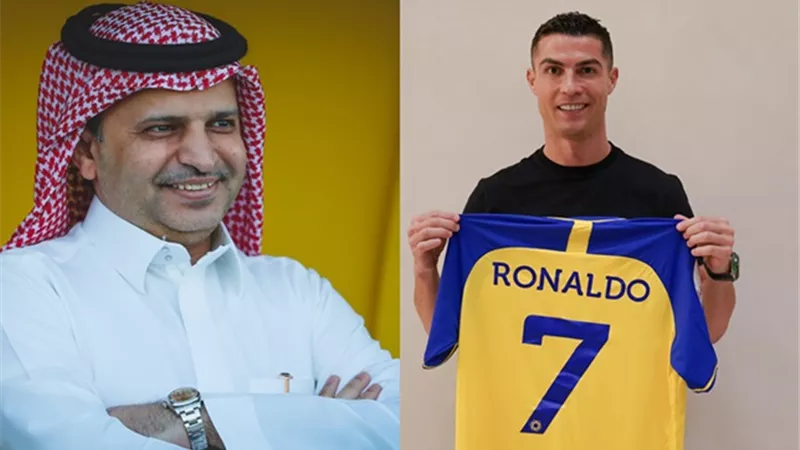 أبرز تصريحات رئيس النصر السعودى عن صفقة كريستيانو رونالدو