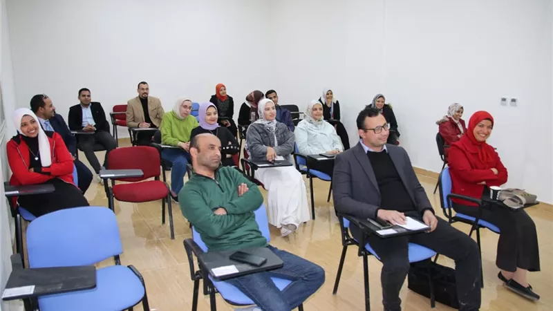 ورشة عمل للتدريب على أنظمة الامتحانات وأعمال الكنترول بجامعة طيبة