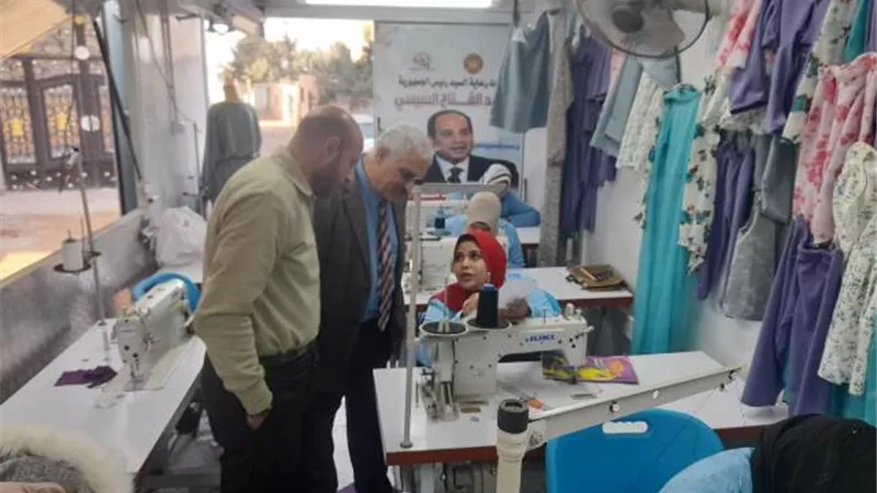 اختنام البرنامج التدريبي على مهنةالتفصيل بالوحدةالمتنقلة بالشرقية