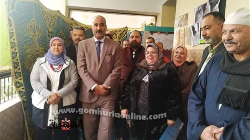 الفولى يشهد معرض الأنشطة التربوية للفصل الدراسي الاول