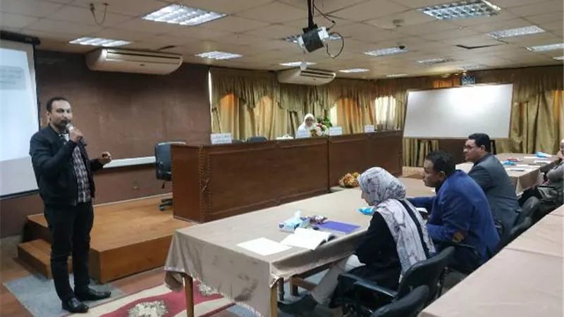 ختام البرنامج التدريبى لتنمية مهارات فني المعامل بالتأمين الصحي