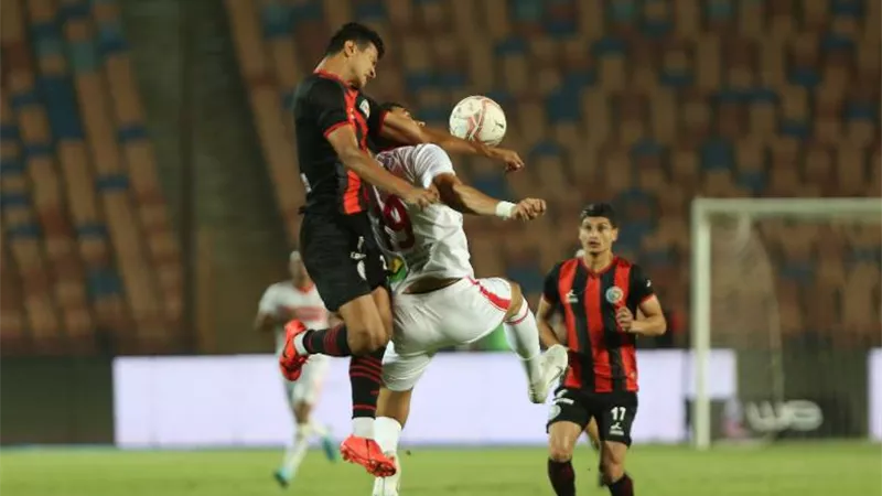 الزمالك متأخرًا بهدف أمام الداخلية فى الشوط الأول