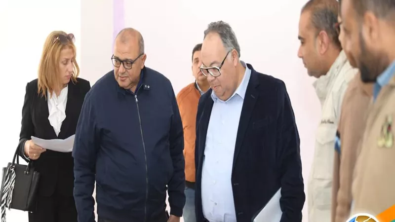 تفقد اعمال تطوير واحلال تجديد محطة مياه ارض سلطان المرشحة بالمنيا