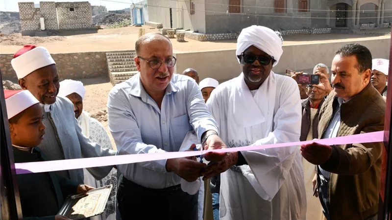 إفتتاح مسجد نور الإيمان بقرية تنقار في أسوان ..صور
