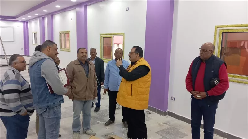 رئيس مدينة سفاجا يتفقد معدلات تنفيذ المشروعات الجارية