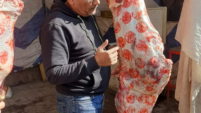 ضبط ١١٤ كيلو لحوم ذبح خارج المحازر وخطة لفتح ٩ وحدات بيطرية جديدة