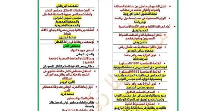اكثر من 400 سؤال واجابتهم فى التاريخ للشهادة الاعدادية
