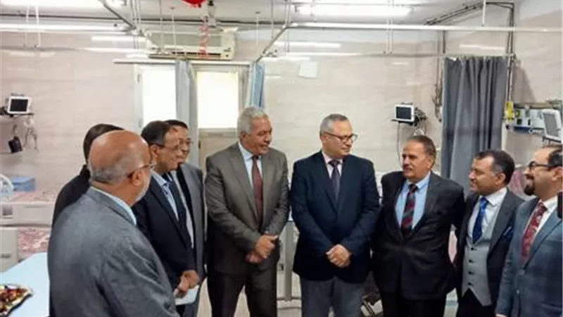 نائب رئيس جامعة الأزهر يتابع أعمال التطوير والتجديد بمستشفى سيد جلال