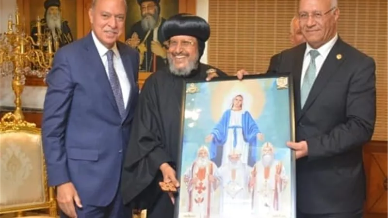 محافظ القليوبية ورئيس جامعة بنها يهنئان المسيحيين بعيد الميلاد