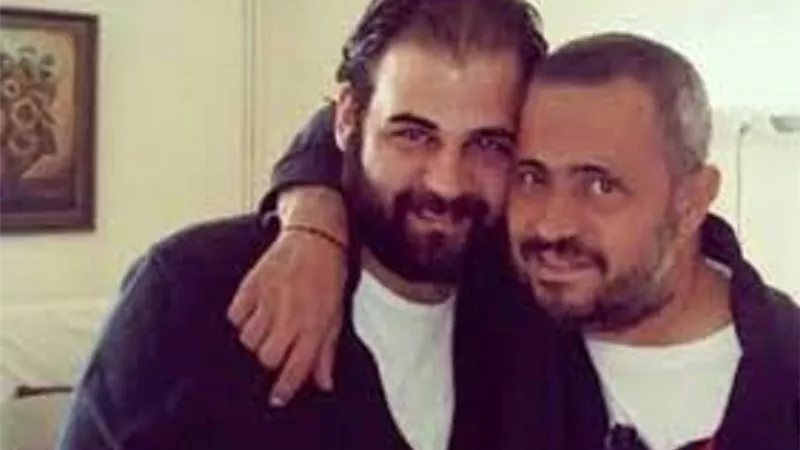 كلمات مؤثرة من جورج وسوف فى عزاء نجله